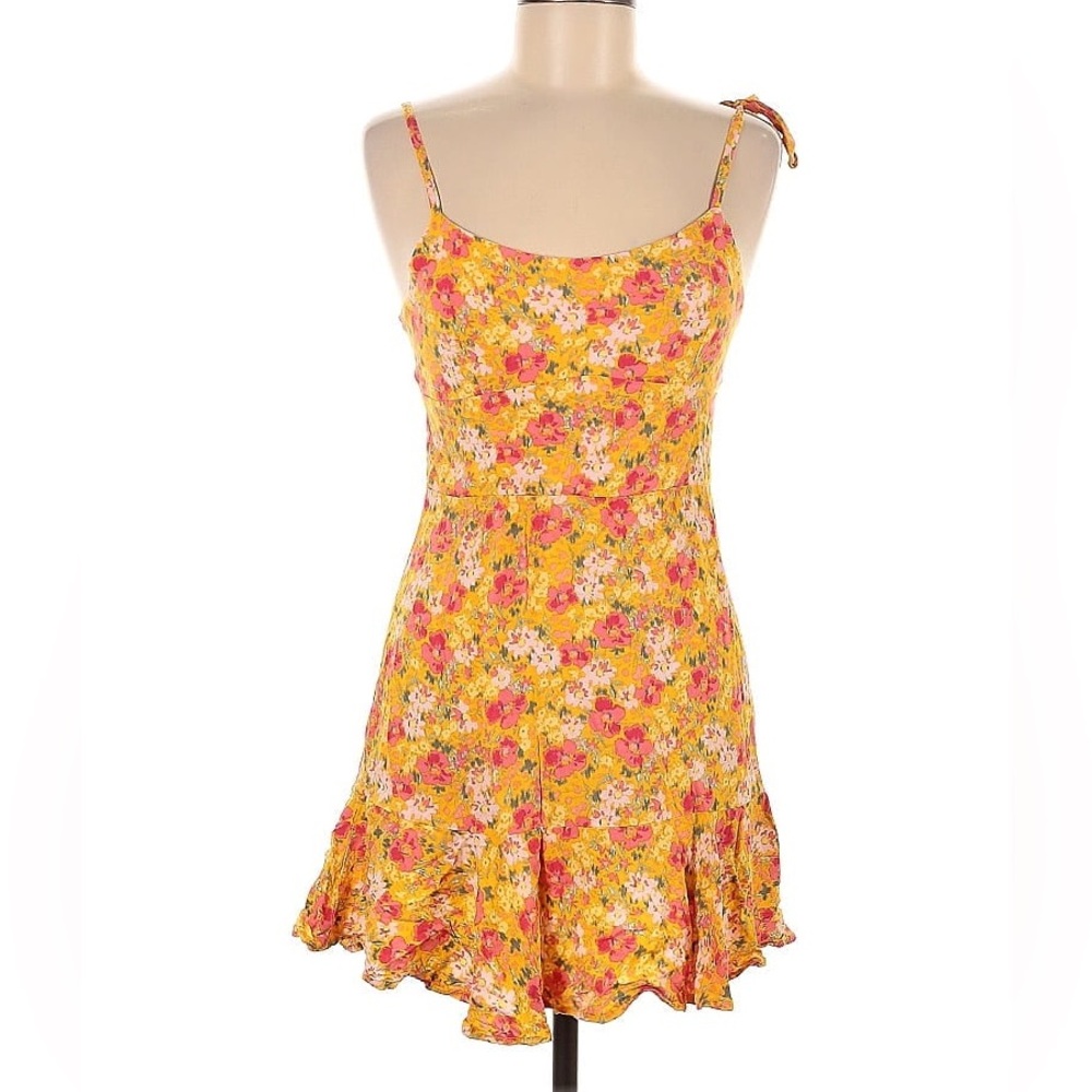 Wild Fable Yellow Floral Dress